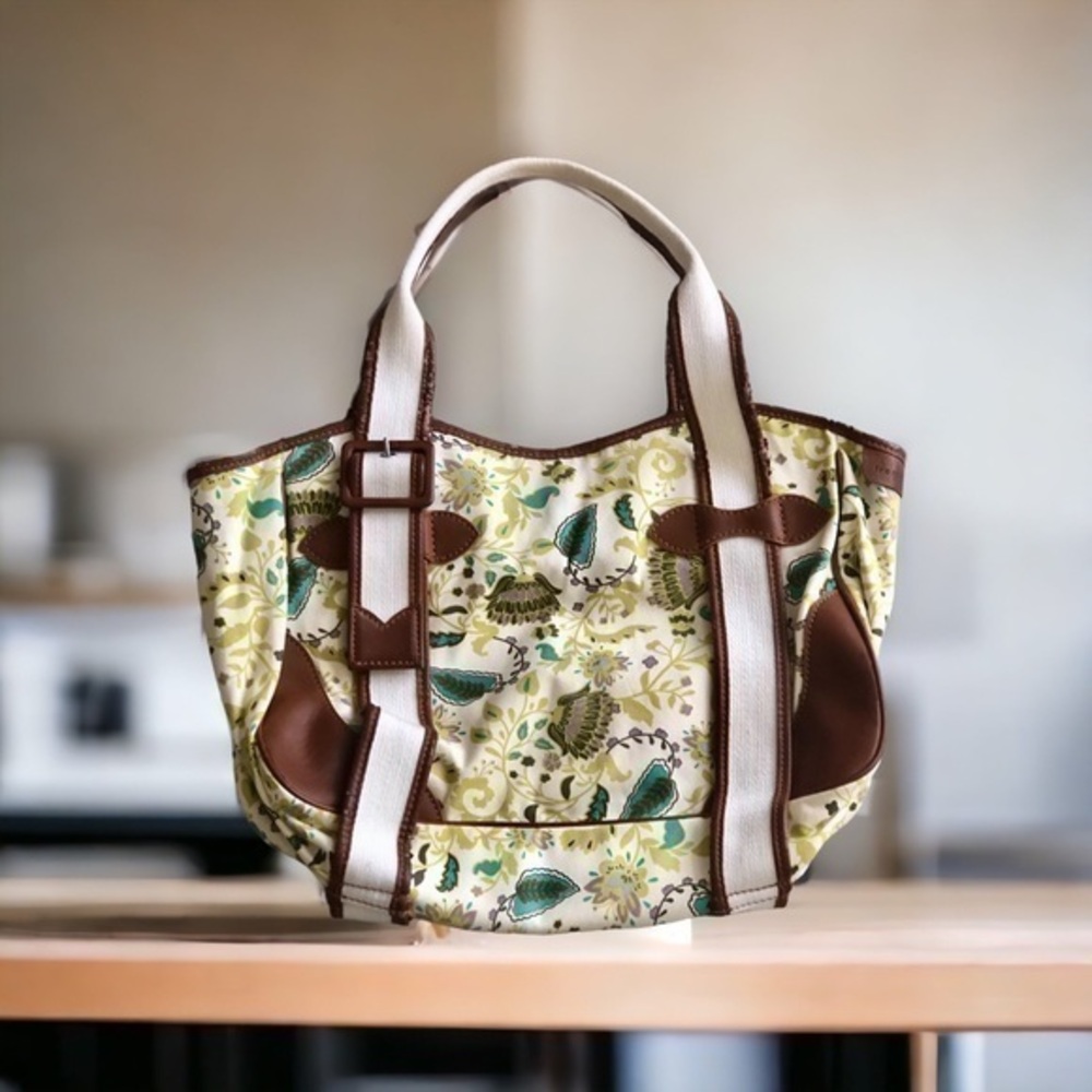 French Connection White Floral Shoulder Bag
